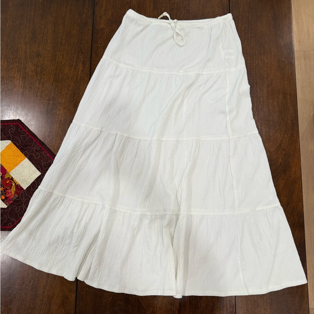 Brandy Melville White Maxi Skirt